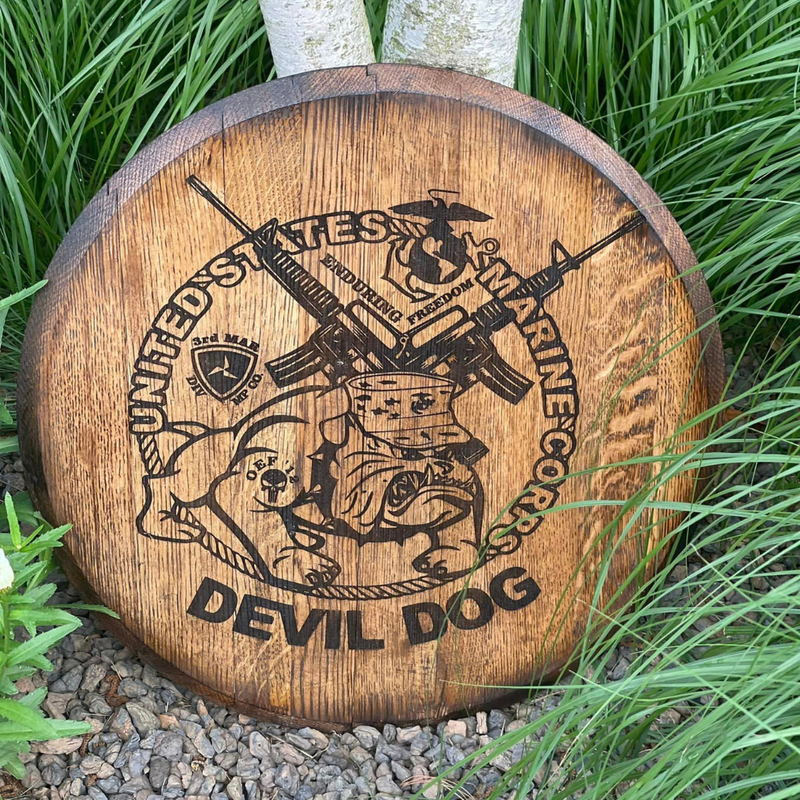 Marine Corp Devil Dog decor