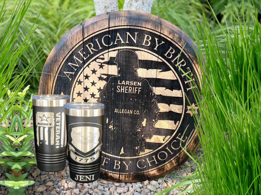 engraved military and first responder products
