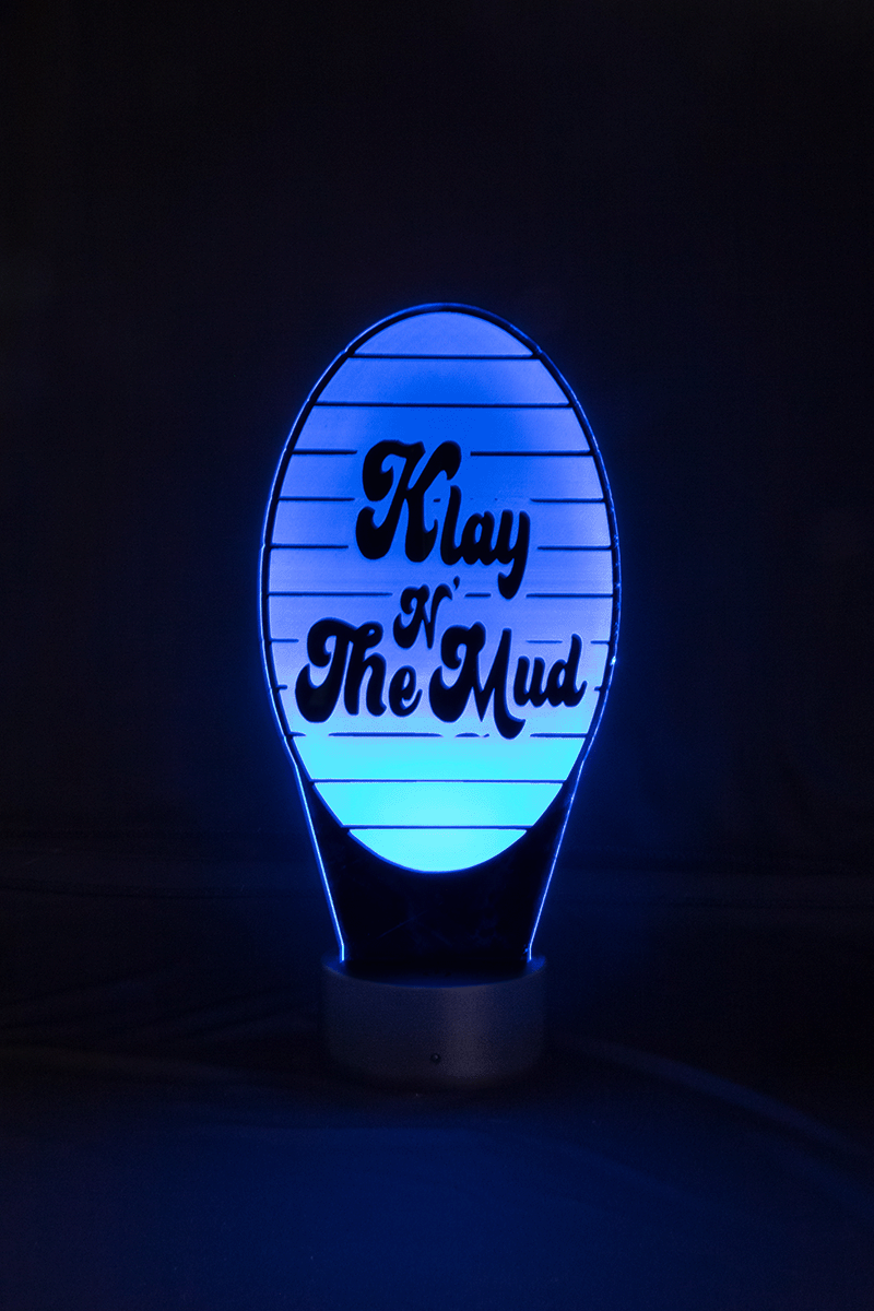 color changing custom logo lamp