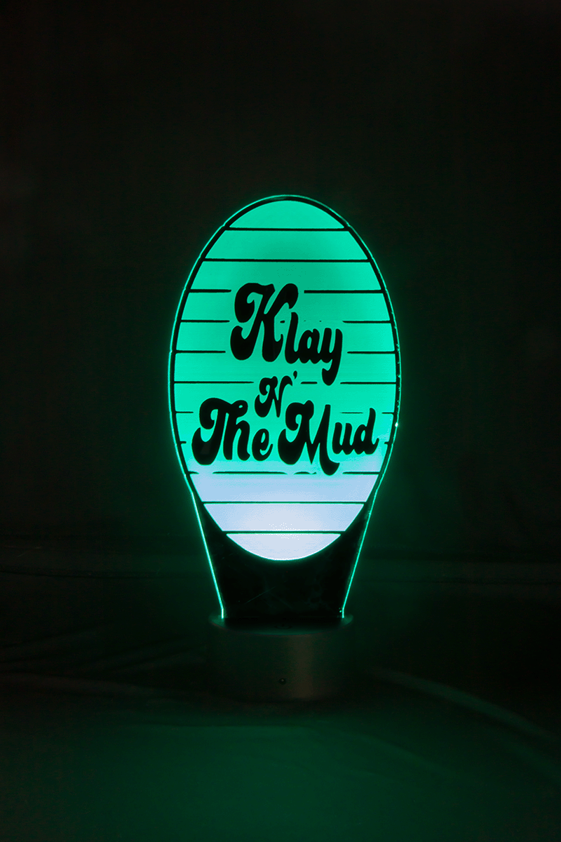 custom acrylic led lights lamp