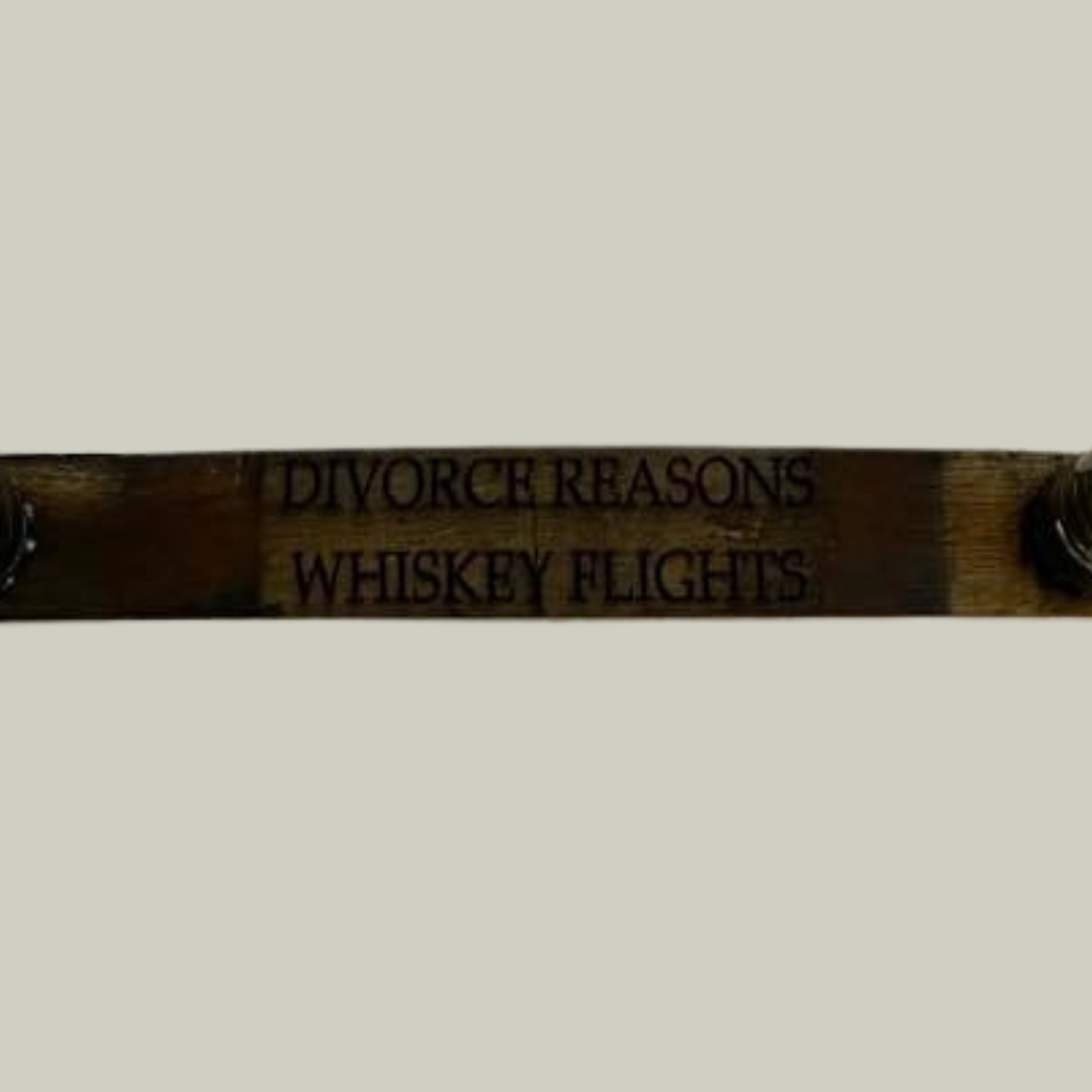 laser etched whiskey barrel flight - Divorce Reasons